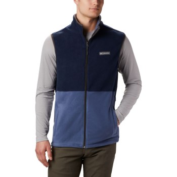 Columbia Gilet Heren, Basin Trail Fleece Tall DonkerBlauw Donkerblauw, 19XMLIVUB